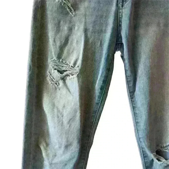 Vervet Women's Ankle Skinny Fit Distressed Denim Jeans Size 28 Blue - Picture 7 of 12